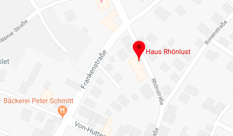 Karte Haus Rhönlust